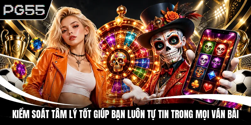Kiểm soát tâm lý tốt giúp bạn luôn tự tin trong mọi ván bài